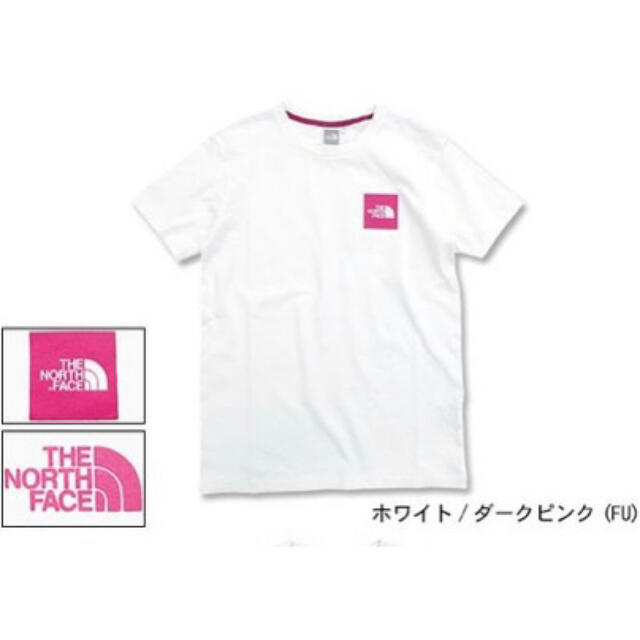 THE NORTH FACE(ザノースフェイス)の【人気】ノースフェイス　Tシャツ　半袖　厚め　スクエアロゴ　ピンク　レディースM レディースのトップス(Tシャツ(半袖/袖なし))の商品写真