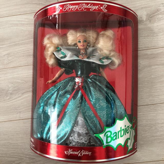 Barbie(バービー)の1995年バービー限定ヴィンテージ  クリスマスBarbieドレス キッズ/ベビー/マタニティのおもちゃ(ぬいぐるみ/人形)の商品写真