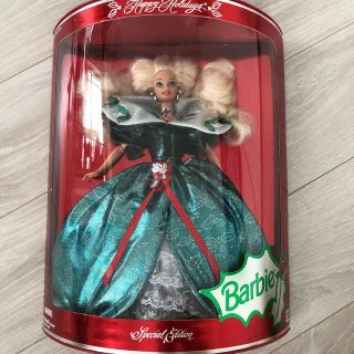 バービー(Barbie)の1995年バービー限定ヴィンテージ  クリスマスBarbieドレス(ぬいぐるみ/人形)