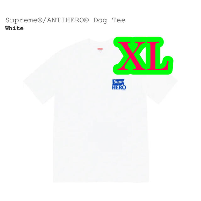 Supreme ANTIHERO Dog Tee XLサイズ