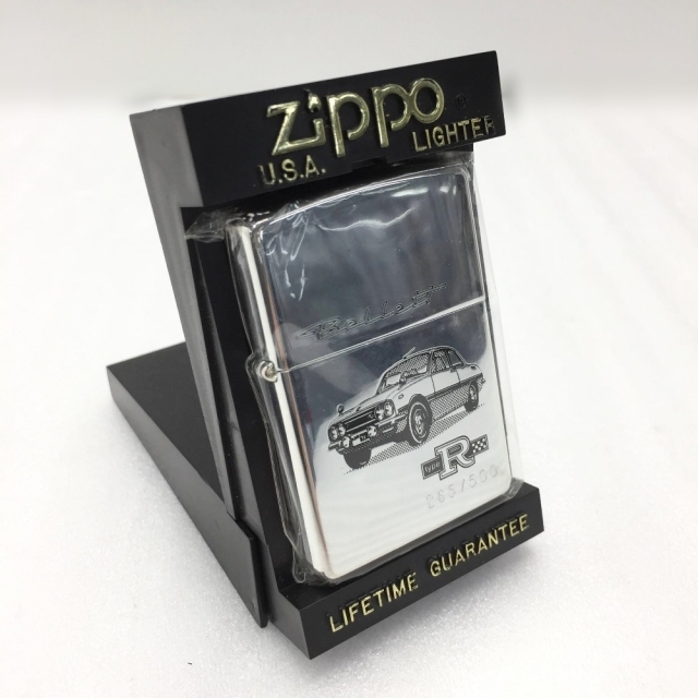 ☆☆ZIPPO ジッポ ISUZU Bellett 1600GT typeR シルバー 限定品 ライター ケース有