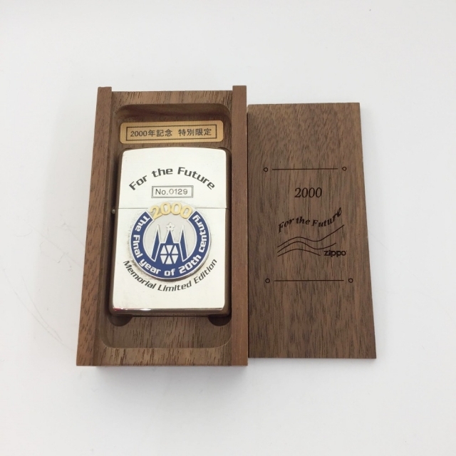 ZIPPO ジッポ ライター 2000年記念 特別限定 For the Future シルバー