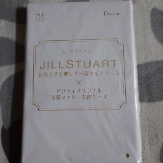 ジルスチュアート(JILLSTUART)のゼクシィ 2月号付録 ジルスチュアートマルチケース＆印鑑マット・朱肉ケース②(印鑑/スタンプ/朱肉)