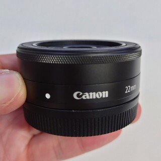 キヤノン(Canon)のCANON EF-M 22mm 単焦点レンズ 美品 キャノン(レンズ(単焦点))