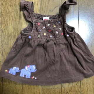 ジンボリー(GYMBOREE)のチュニック　女の子　80サイズ(タンクトップ/キャミソール)