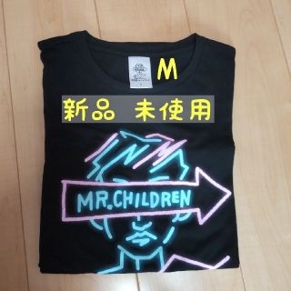 ミスターチルドレン(Mr.Children)のミスチル　ツアーグッズ　Tシャツ　ブラック　M　新品未使用(ミュージシャン)