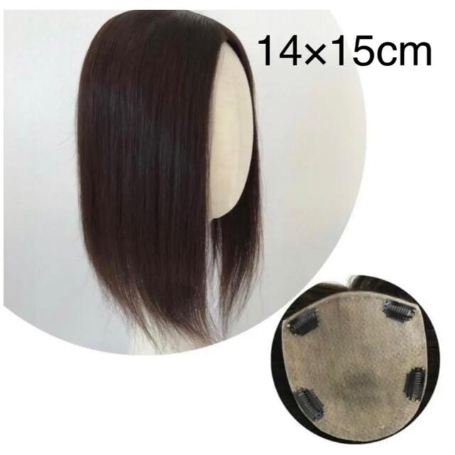 特価】 ヘアピース レミー人毛100% ポイントウィッグ 部分ウィッグの