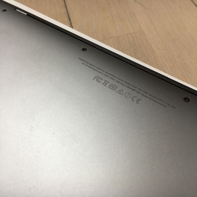 386) Apple MacBook 12インチ 2017 Core m3 6