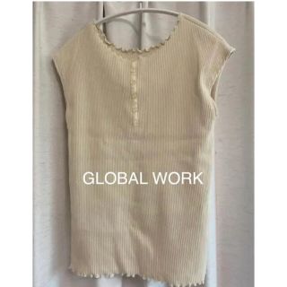 グローバルワーク(GLOBAL WORK)のGLOBAL WORK トップス(カットソー(半袖/袖なし))