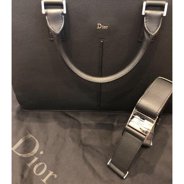 DIOR HOMME(ディオールオム)の専用　美品　ディオールオム　レザービジネスバッグブラック メンズのバッグ(ビジネスバッグ)の商品写真