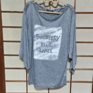 バーバリーブルーレーベル(BURBERRY BLUE LABEL)のBURBERRYデザインＴシャツ(Tシャツ(半袖/袖なし))