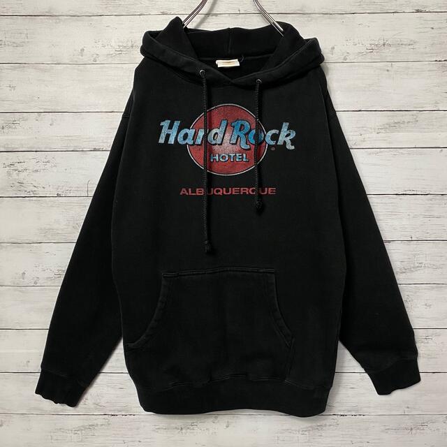 Hard Rock CAFE(ハードロックカフェ)の【人気デザイン】ハードロックカフェ⭐︎プリントデカロゴ　パーカー メンズのトップス(パーカー)の商品写真