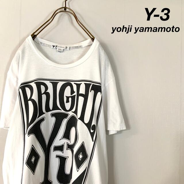 Y-3 ワイスリー ヨウジヤマモト ビッグプリント tシャツ
