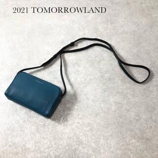 TOMORROWLAND - 2021SS 美品　トゥモローランド　シュリンクレザー ミニショルダーバッグ