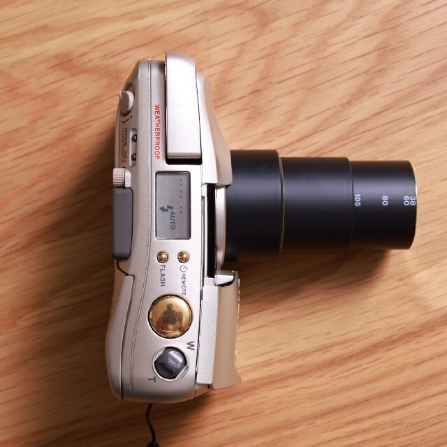 OLYMPUS(オリンパス)のフィルム・電池付 OLYMPUS μ Zoom 105 フィルムカメラ フィルム スマホ/家電/カメラのカメラ(フィルムカメラ)の商品写真