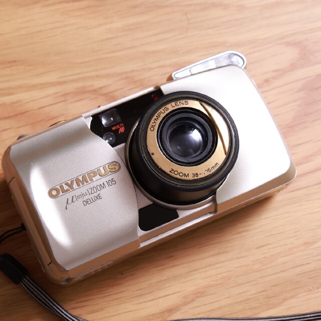 OLYMPUS(オリンパス)のフィルム・電池付 OLYMPUS μ Zoom 105 フィルムカメラ フィルム スマホ/家電/カメラのカメラ(フィルムカメラ)の商品写真
