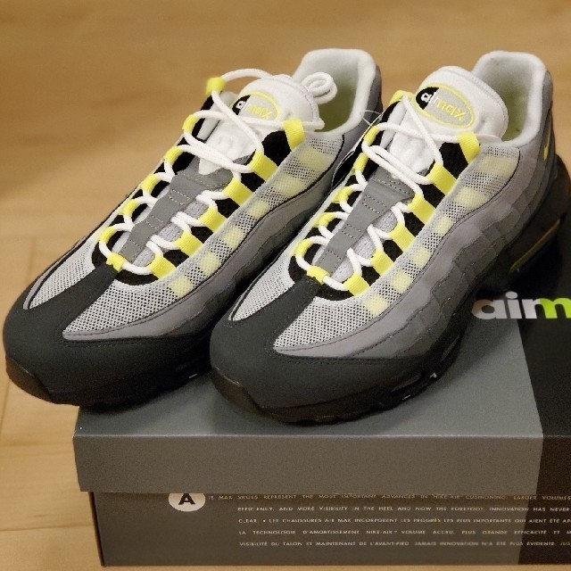 Nike air max 95 og "neon yellow"【27.5cm】