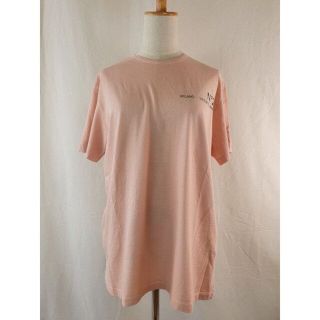 ヌメロヴェントゥーノ(N°21)の【新品・未使用】N°21 ロゴコットンレディース TシャツピンクベージュIT40(Tシャツ(半袖/袖なし))