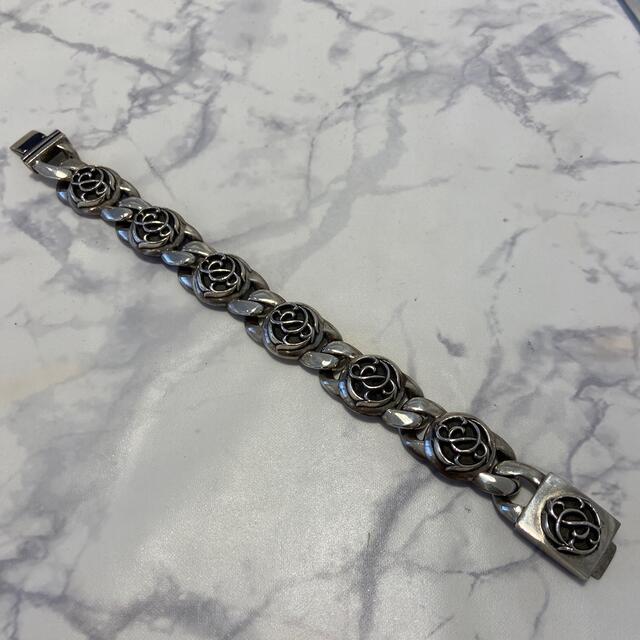 Chrome Hearts(クロムハーツ)のクロムハーツ　フローラルリンク　ブレスレット　美品 メンズのアクセサリー(ブレスレット)の商品写真