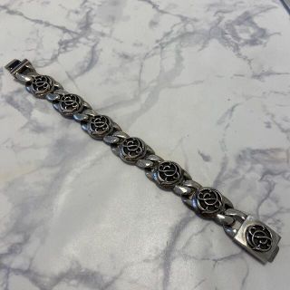 クロムハーツ(Chrome Hearts)のクロムハーツ　フローラルリンク　ブレスレット　美品(ブレスレット)