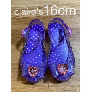 クレアーズ(claire's)のクレアーズ  サンダル 16cm  着用一回(サンダル)