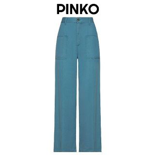 ピンコ(PINKO)の未使用 PINKO ハイウエスト ワイドパンツ ロング丈(カジュアルパンツ)