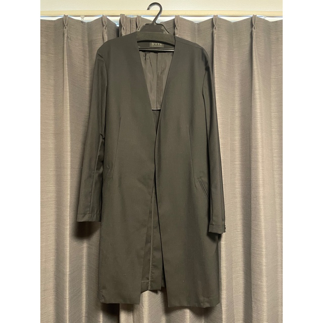 Yohji Yamamoto(ヨウジヤマモト)のWool Tropical No Collar Jacket メンズのジャケット/アウター(ノーカラージャケット)の商品写真