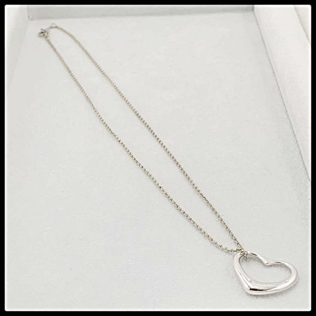 Tiffany & Co. - TIFFANY ティファニー オープンハートネックレス M