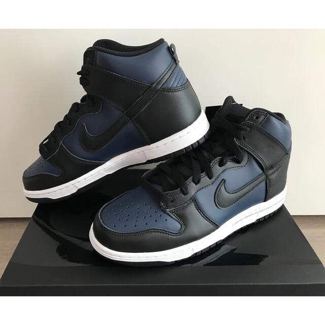 NIKE - FRAGMENT × NIKE DUNK HIGH MIDNIGHT NAVYの通販 by すず's ...