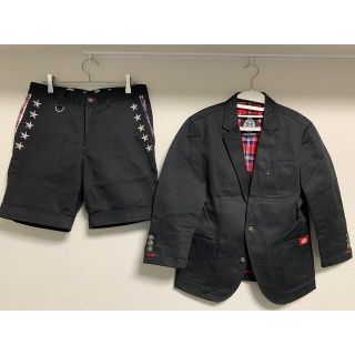 ギルドプライム(GUILD PRIME)のGUILD PRIME×Dickies セットアップ ブラック メンズ S 73(セットアップ)