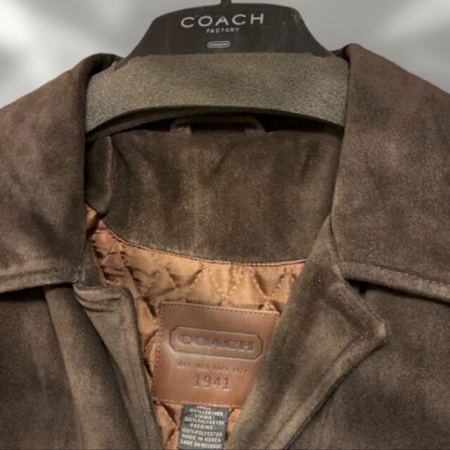 COACH(コーチ)の破格、 COACH コート スエード メンズのジャケット/アウター(カバーオール)の商品写真