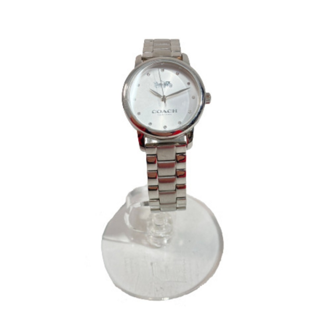 COACH(コーチ)の◎◎COACH コーチ 腕時計 CA.113.7.14.1528 ホワイト x シルバー クォーツ クオーツ レディース レディースのファッション小物(腕時計)の商品写真