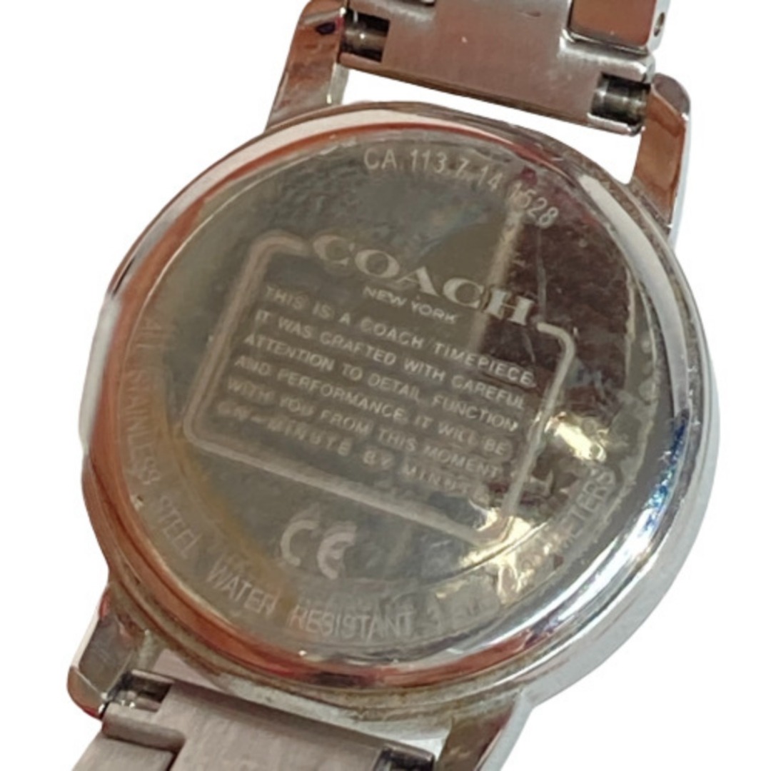 COACH(コーチ)の◎◎COACH コーチ 腕時計 CA.113.7.14.1528 ホワイト x シルバー クォーツ クオーツ レディース レディースのファッション小物(腕時計)の商品写真