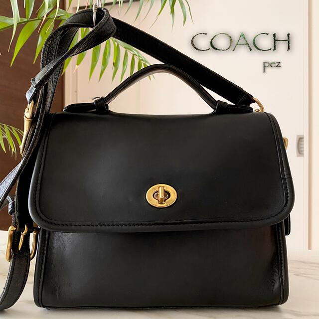 COACH - 極美品 USA製 COACH オールドコーチ レザーショルダーバッグの ...