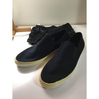 サンローラン(Saint Laurent)のイヴ・サンローラン リブ・ゴーシュ スリッポン メンズ 42(スリッポン/モカシン)