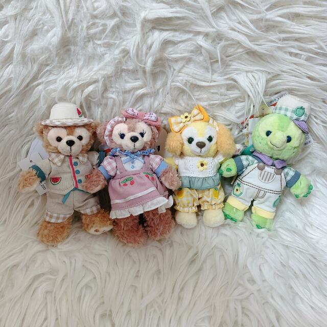 ぬいぐるみバッジ 4点セット ディズニーシー テイスティ サマーサプライズ-