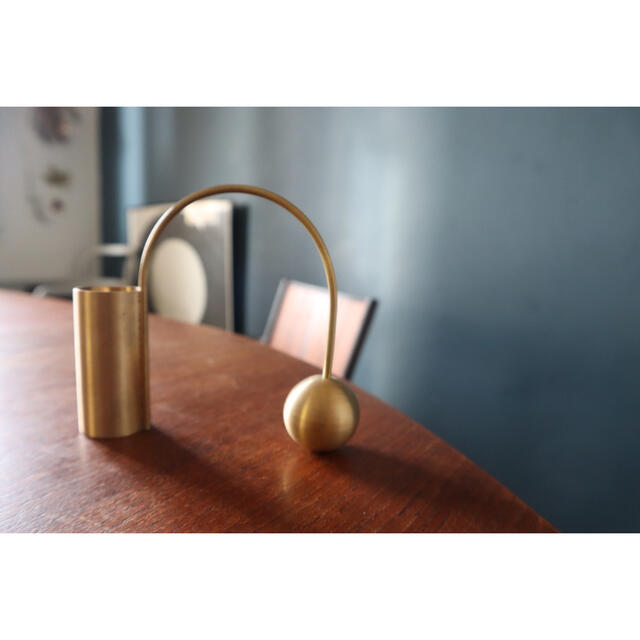 【Ferm Living】バランスキャンドルホルダー　in Brass