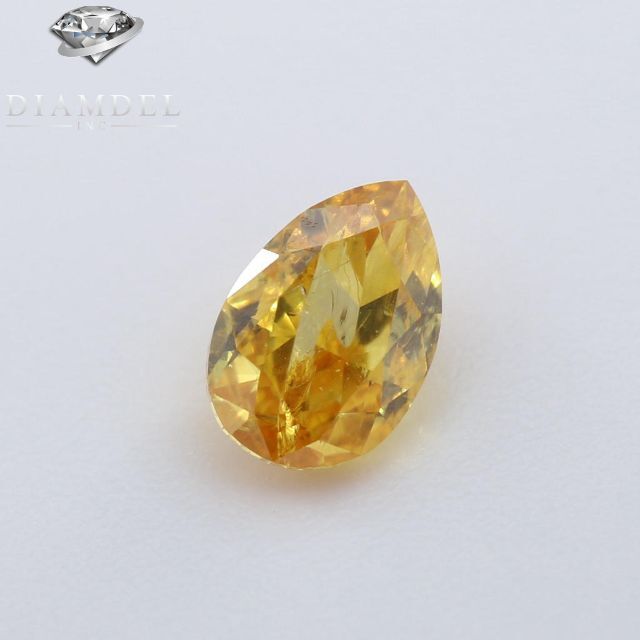 イェローダイヤモンドルース/ F.V.O.YELLOW/ 0.247 ct.PEARクラリティ