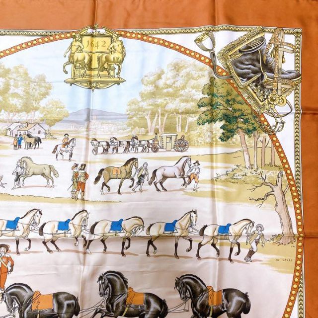 ◇エルメス◇カレ90/PRESENTATION DE CHEVAUX/スカーフ | tritonwp.com