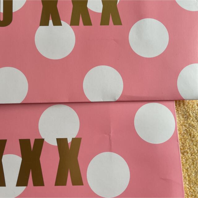 CHU XXX(チュー)のCHU XXX チュウ ショップ袋 ショッパー 紙袋 手提げ鞄 水玉 ピンク レディースのバッグ(ショップ袋)の商品写真