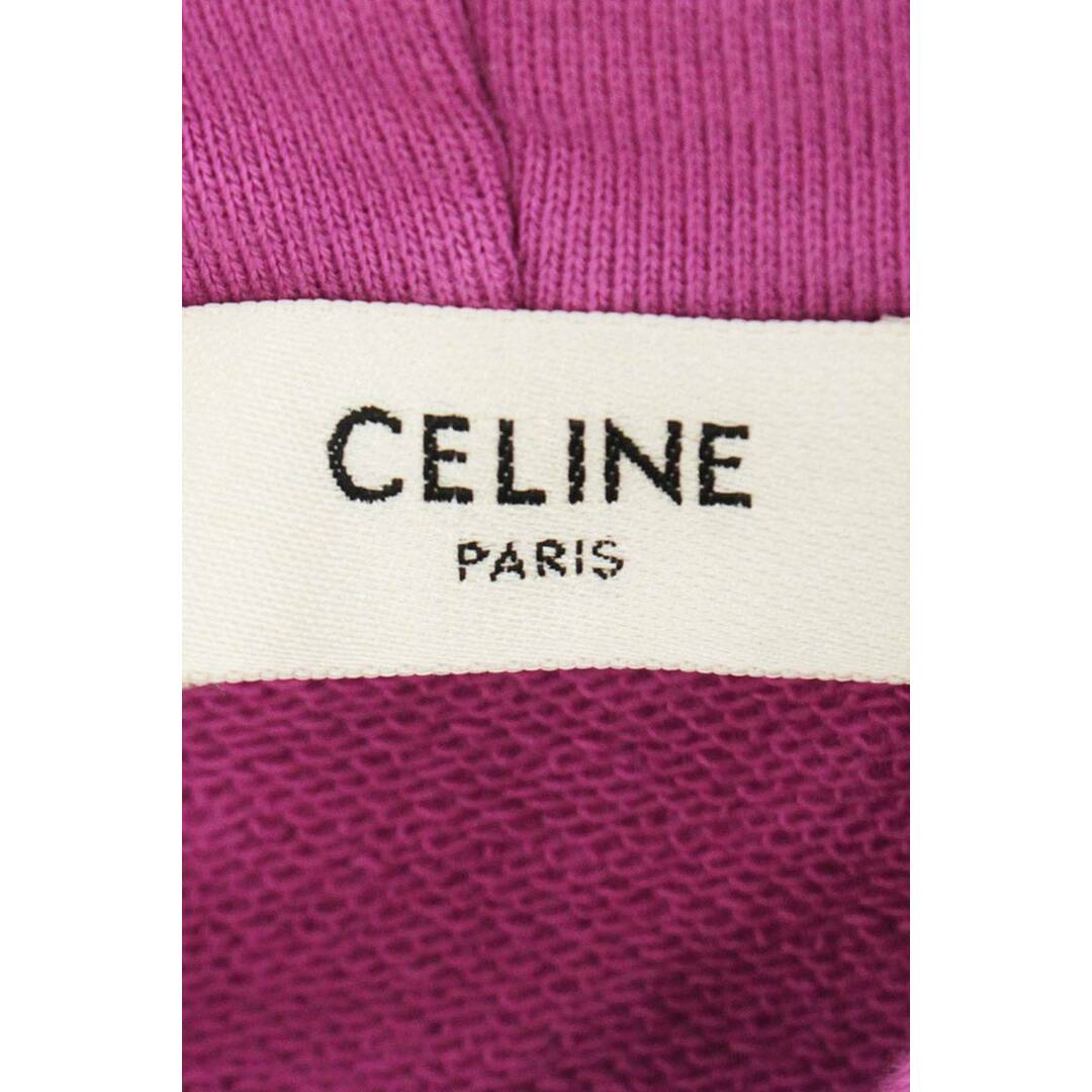 CELINE セリーヌ 21SS 2Y321052H クラシックロゴ ルーズスウェットパーカー パープル エディスリマン