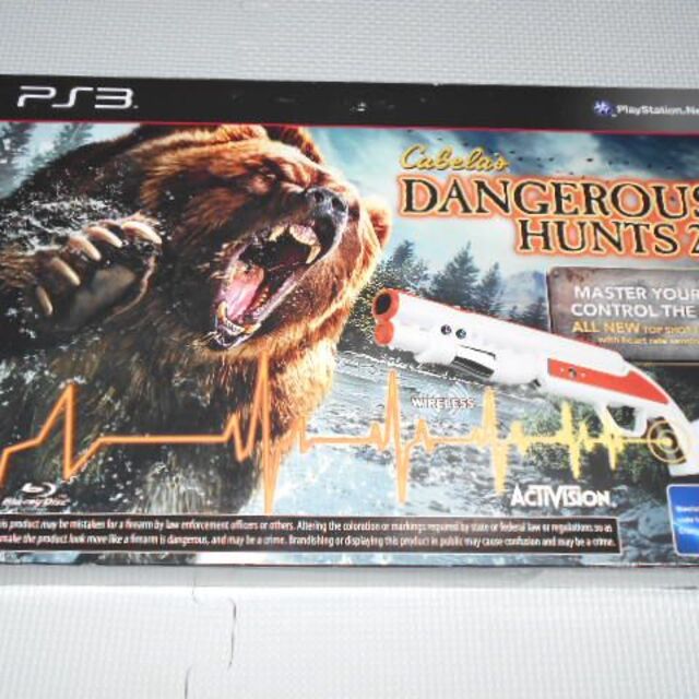 エンタメ/ホビーPS3★CABELA'S DANGEROUS HUNTS 2013 海外版