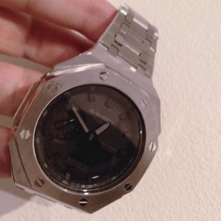 ジーショック(G-SHOCK)のG-SHOCK　カシオーク　ステンレスベルト(腕時計(デジタル))