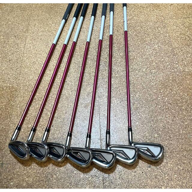 TaylorMade レディース R9 MAX flex【Ｌ】 7本セット