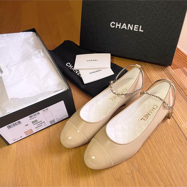 大人気定番商品 CHANEL シャネル バレリーナ バレエシューズ パンプス