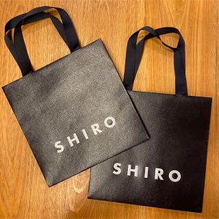 シロ(shiro)のSHIRO 紙袋　ショップ袋　2枚セット(その他)