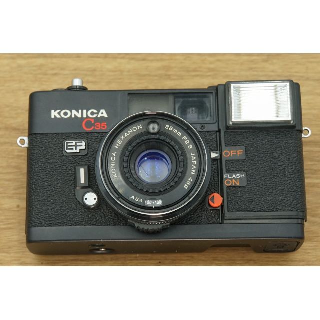 9648 モルト交換 Konica コニカ C35 EF 38mm 2.8OK露出計