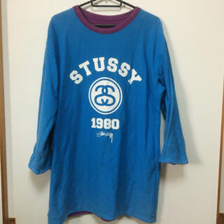 ステューシー(STUSSY)のステューシー stussy リバーシブル tシャツ 七分袖(Tシャツ/カットソー(七分/長袖))