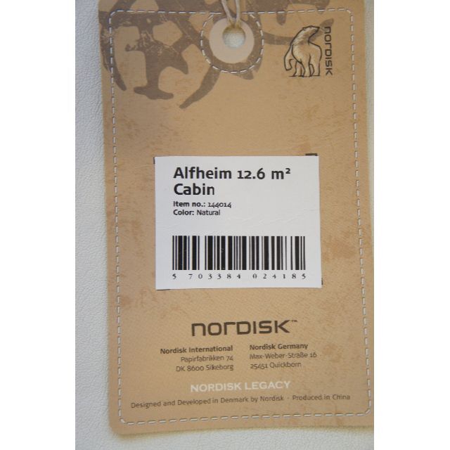 【新品】Nordisk Alfheim アルヘイム 12.6 インナー スポーツ/アウトドアのアウトドア(テント/タープ)の商品写真