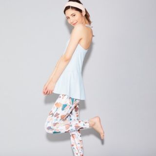 ジルスチュアート(JILLSTUART)のJILL STUART yoga 無地Aライン+プリントレ(ヨガ)